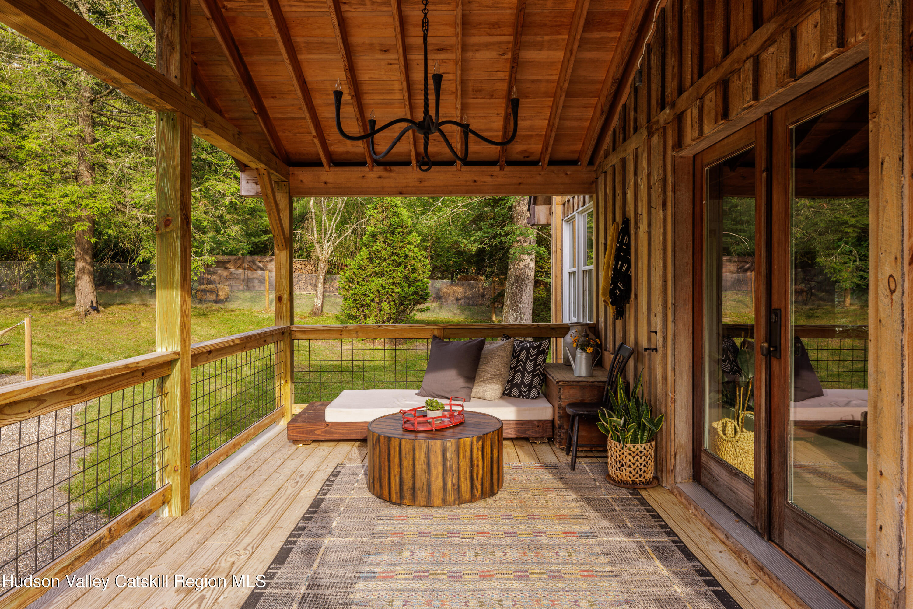 193 Cantine Road Kingston, NY 12401 - Photo 30 of 36 a view of two chairs in the balcony