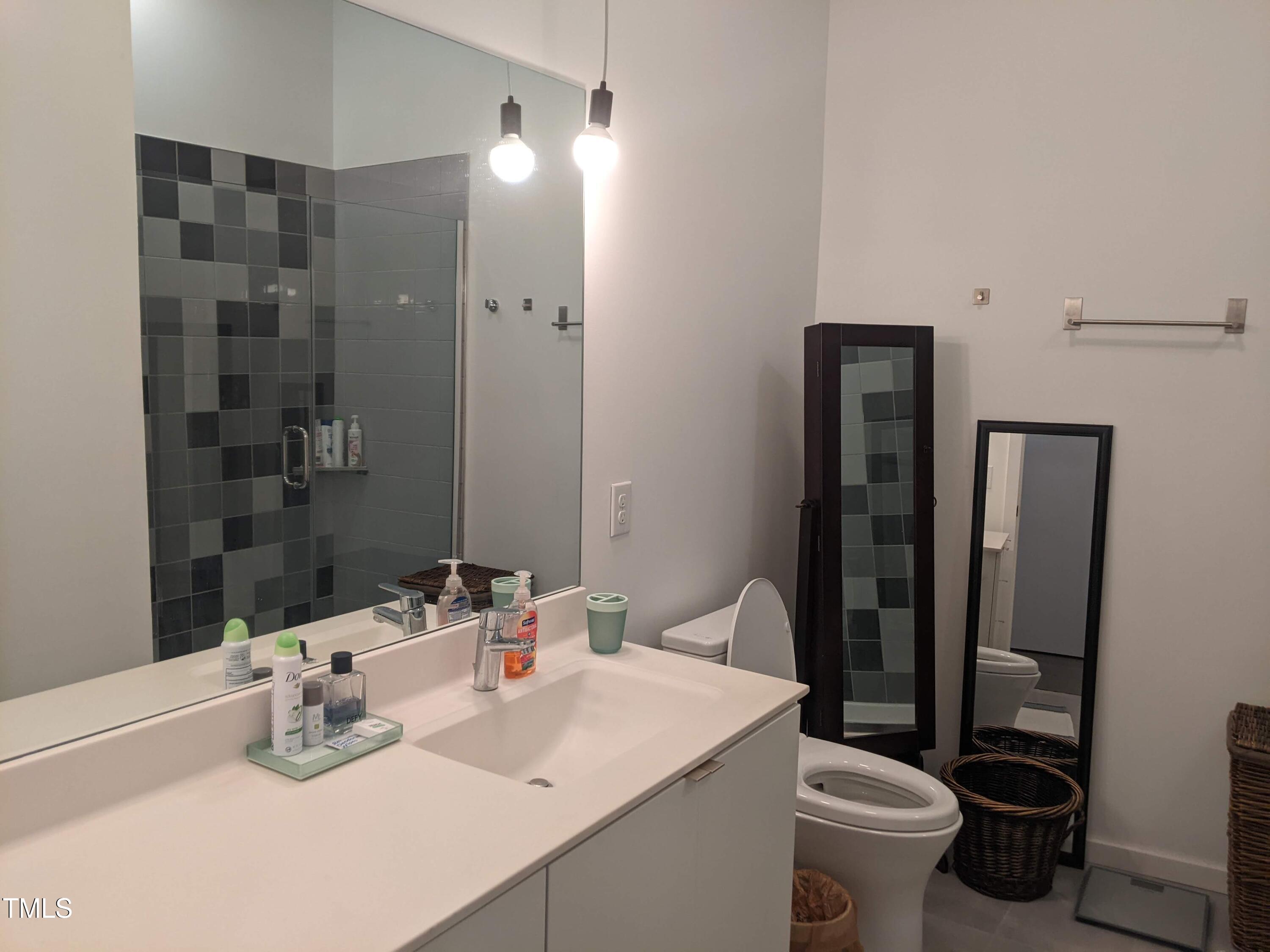 600 South Duke Street, Unit 11 Durham, NC 27701 - Photo 13 of 16 a bathroom with a sink toilet and shower