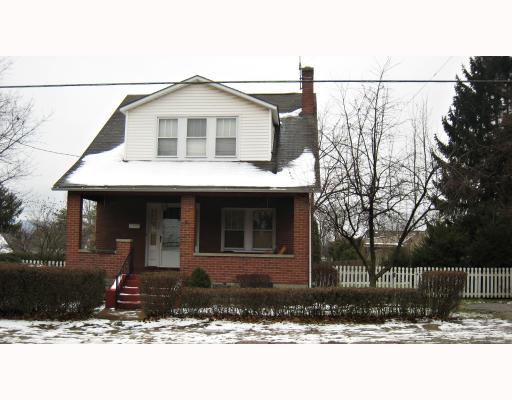 Exterior Front. Large Brick home located on Unity Street in Latrobe.  Homes features 3 bedroom and 2 baths