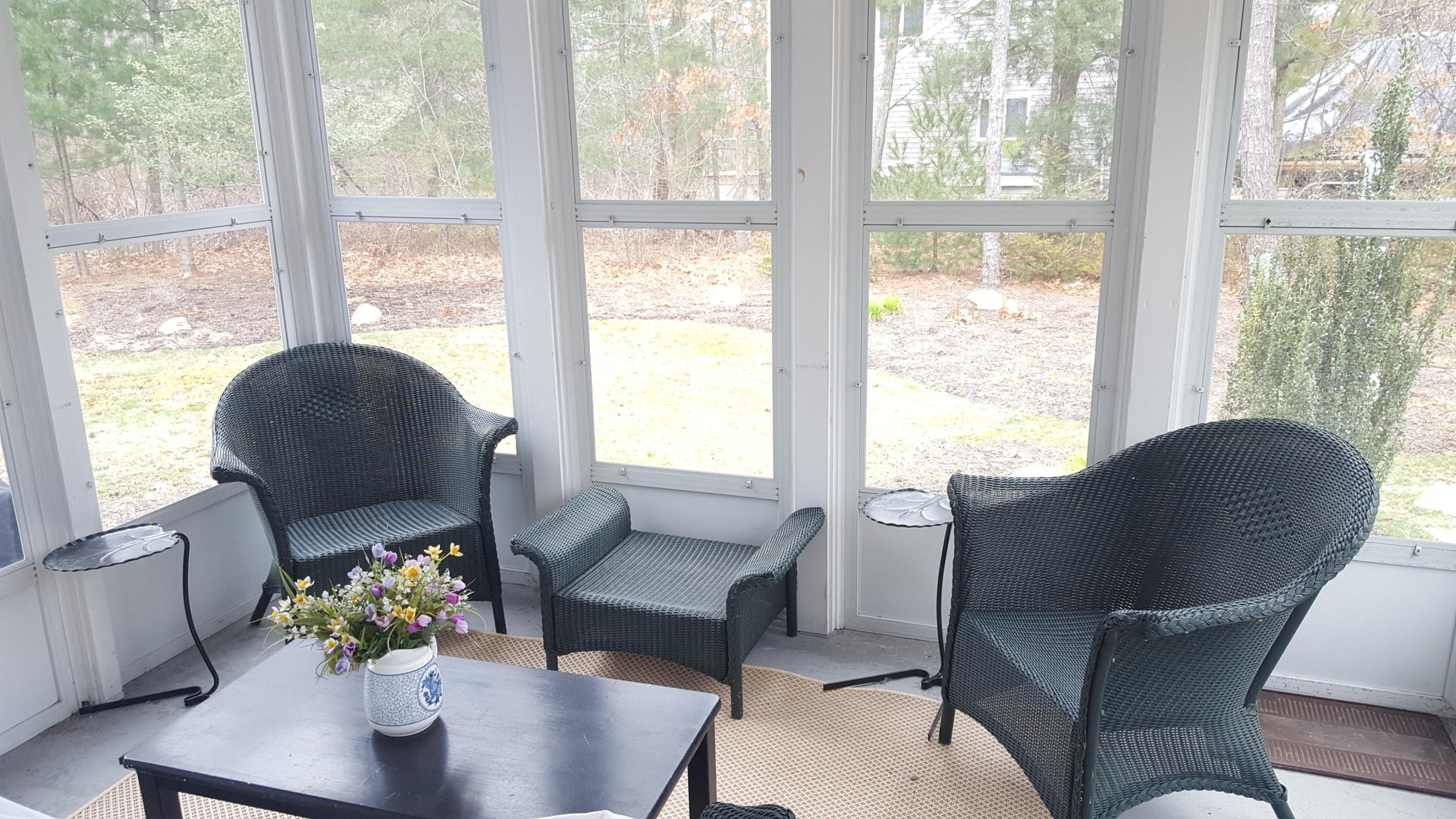 8 Nehoiden Road Mashpee, MA 02649 - Photo 4 of 47 a living room with furniture and a potted plant