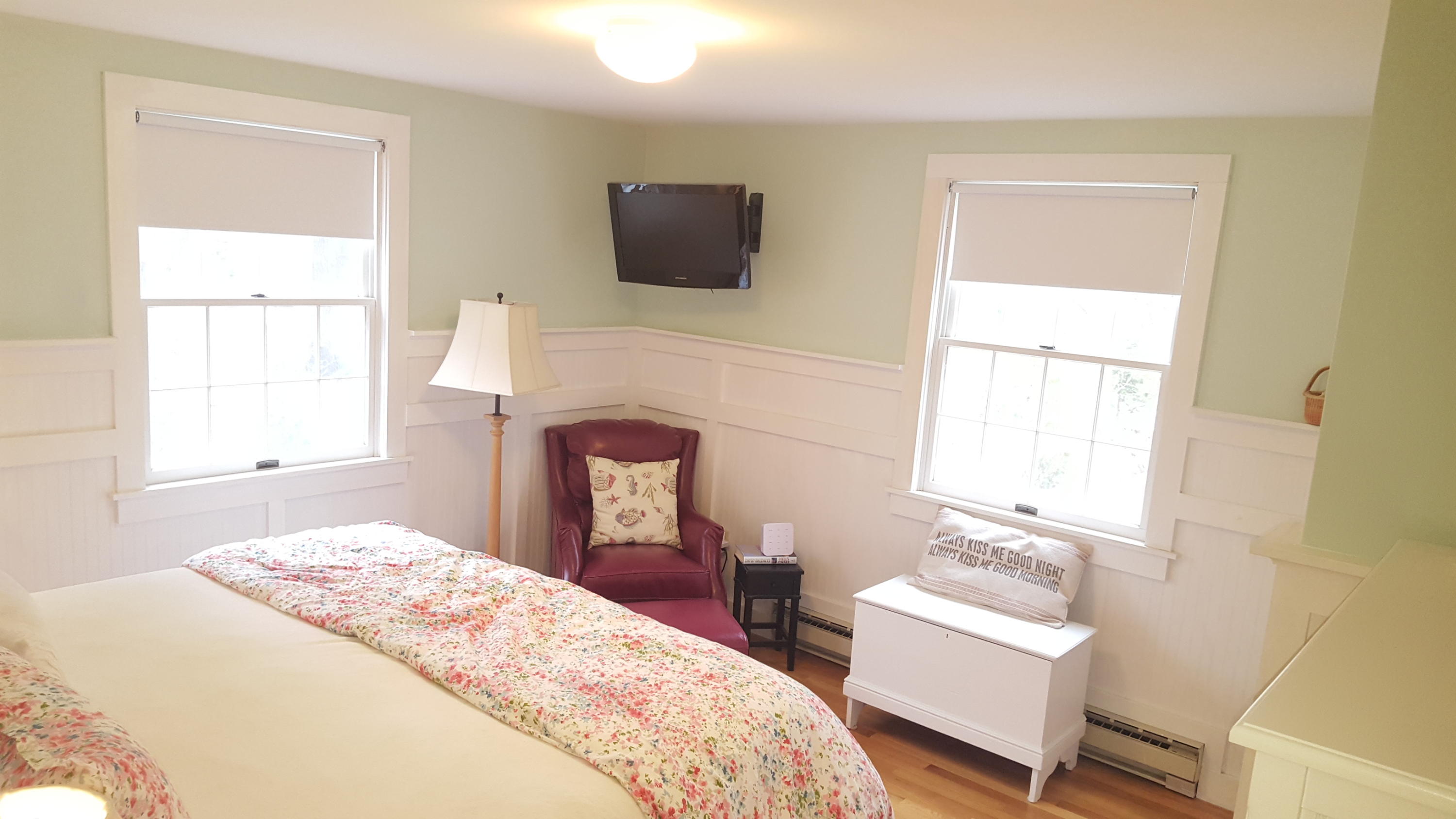 8 Nehoiden Road Mashpee, MA 02649 - Photo 10 of 47 a bedroom with a bed and a television