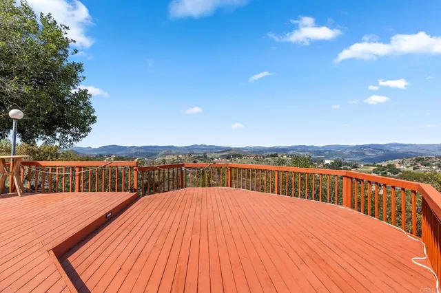 a view of balcony with city view