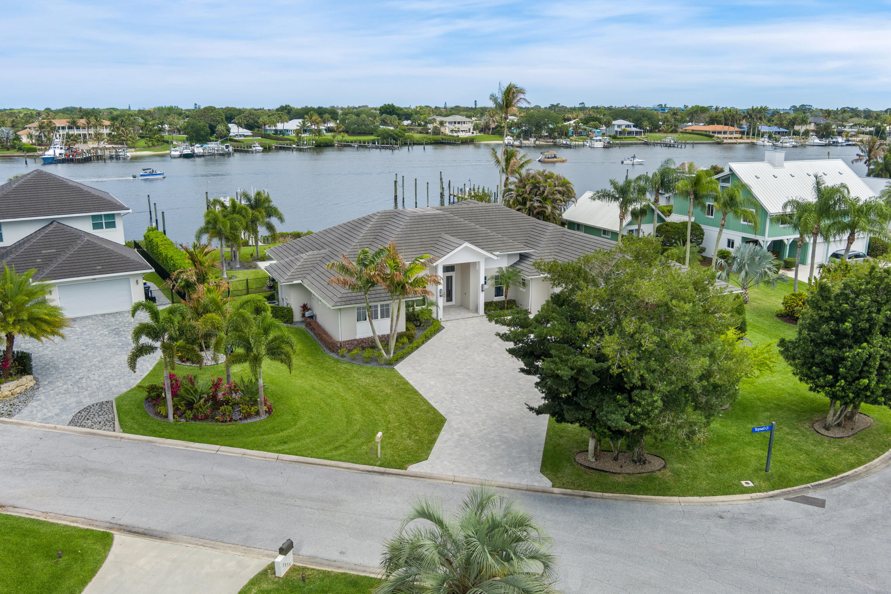 3973 Southeast Topsail Court Stuart, FL 34997 - Photo 37 of 38 Aerial