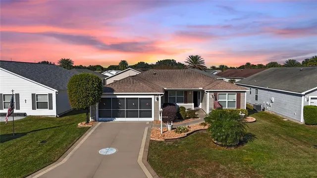 front view of house with a yard
