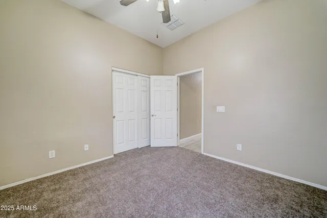 a view of an empty room