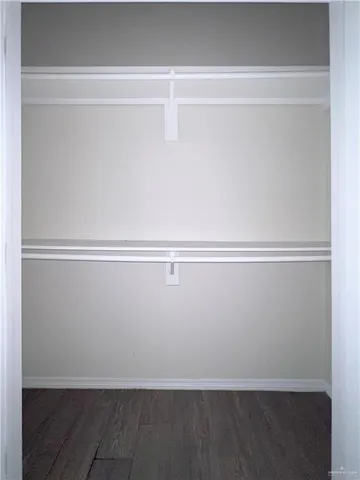 a view of a closet