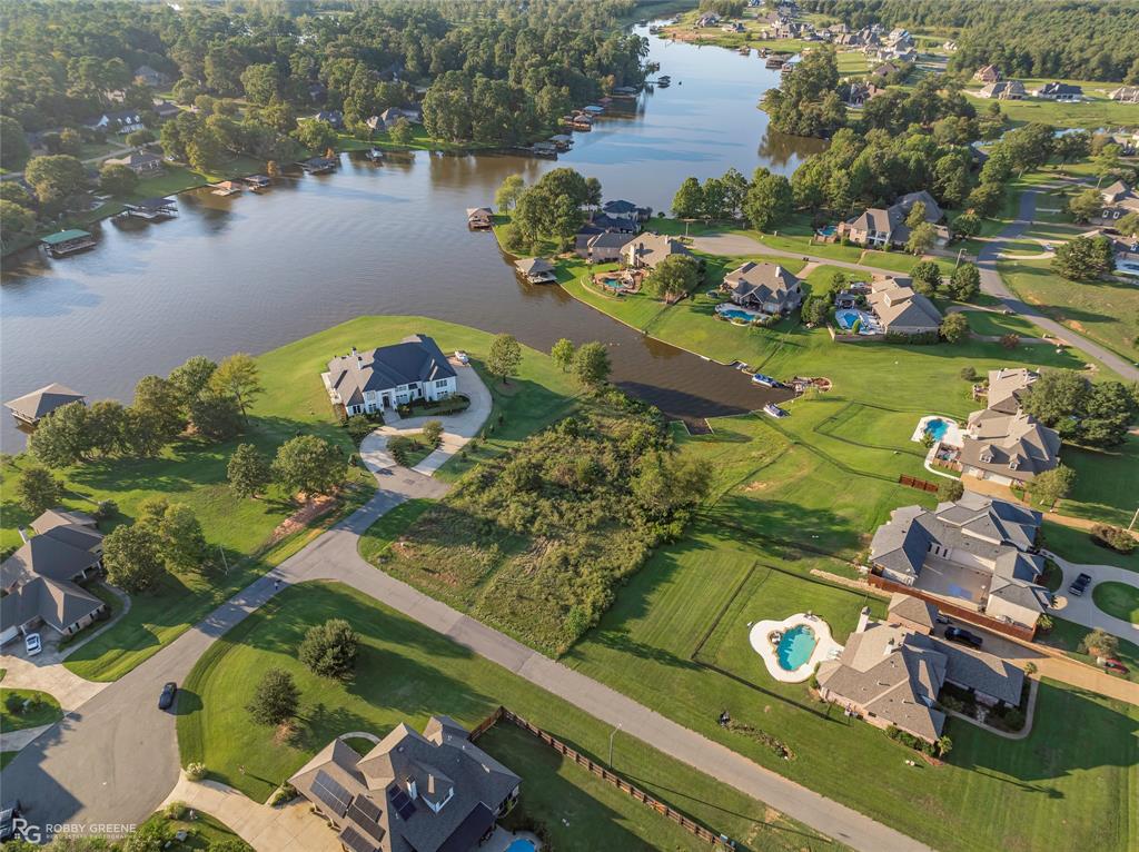 1104 Long Key Circle Benton, LA 71006 - Photo 10 of 11 an aerial view of a house with a lake view