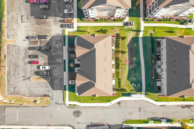 a view of swimming pool with an outdoor space and seating area