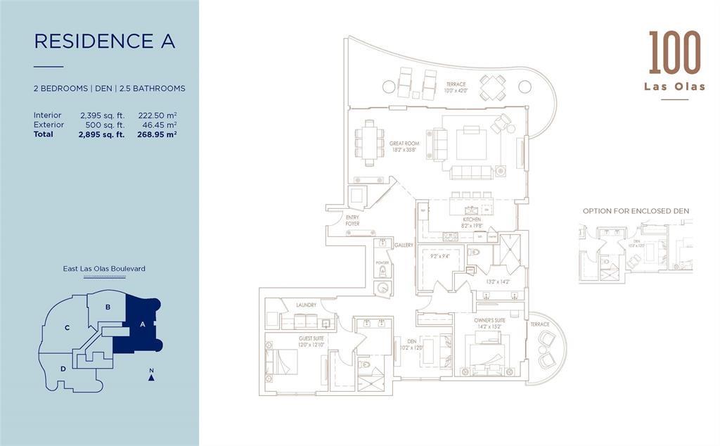 100 East Las Olas Boulevard, Unit 1901 Fort Lauderdale, FL 33301 - Photo 82 of 83 a picture of a bathroom with a white wall