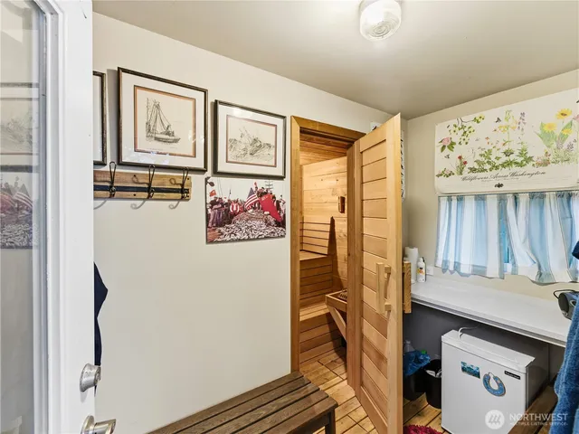 a view of a hallway with interior of the house
