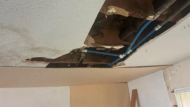 a view of water heater room