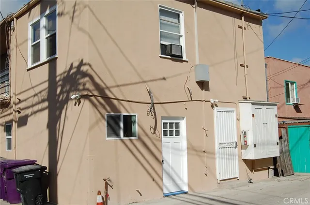 a view of a house with a window