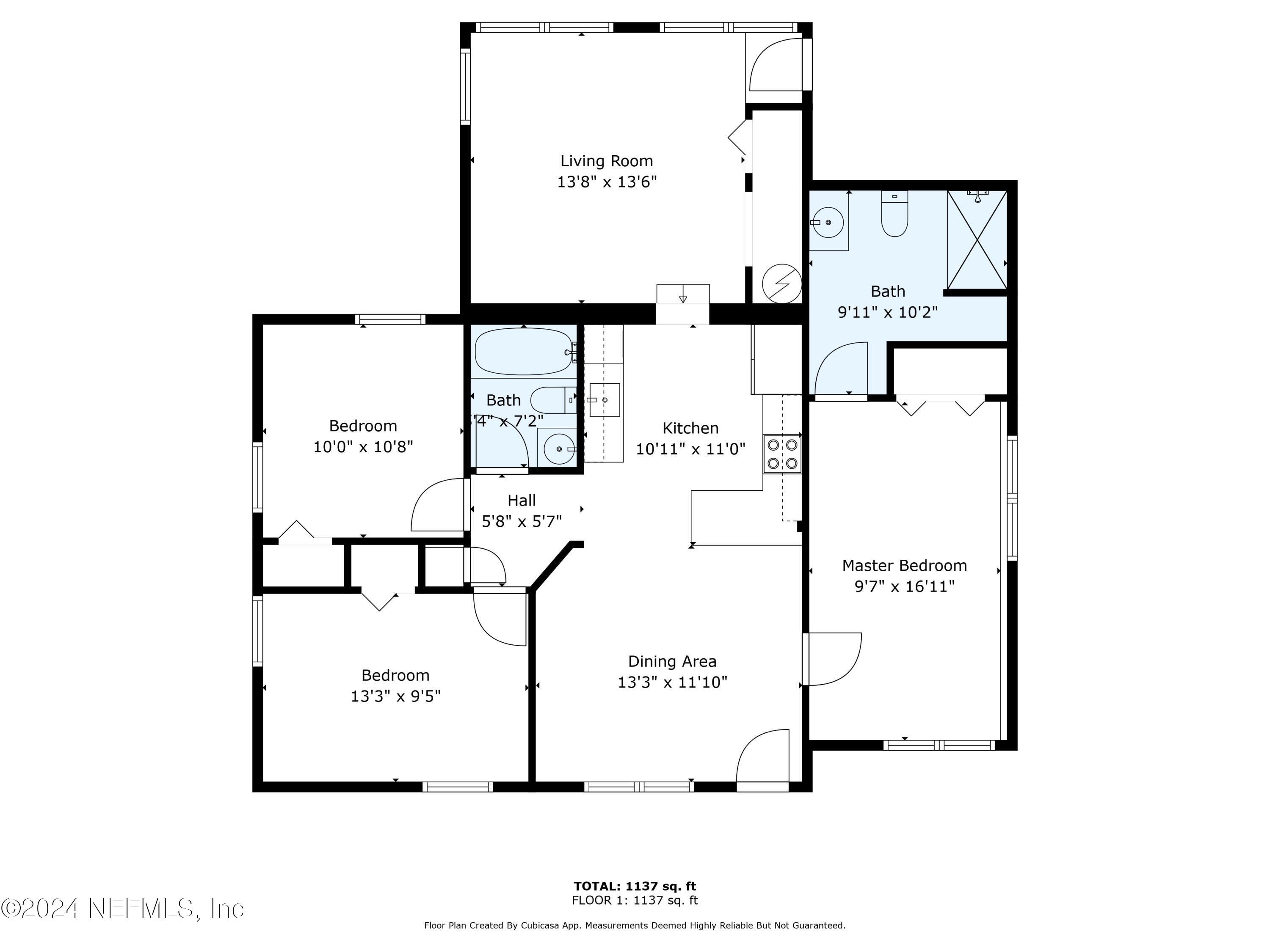 10518 Ashby Road Jacksonville, FL 32218 - Photo 30 of 31 Floor Plan with Measurements