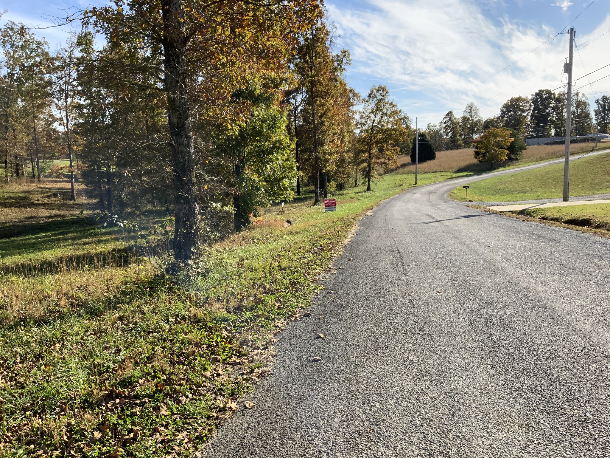 0 Double Eagle Drive Summertown, TN 38483 - Photo 19 of 20 a view of a yard with yellow lighting