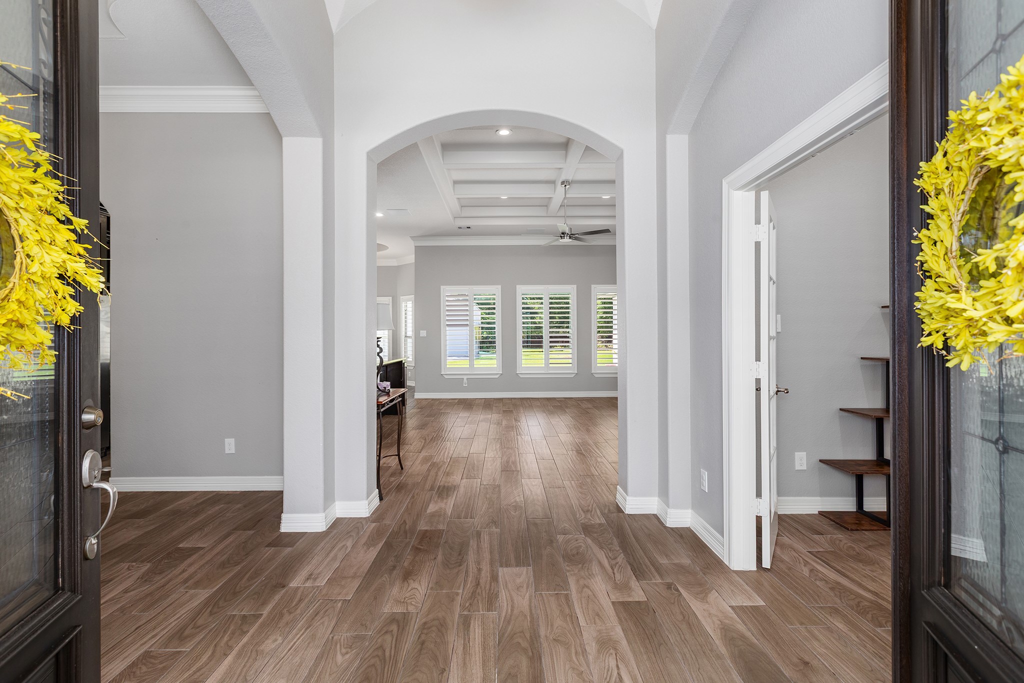 27600 Rio Blanco Drive Splendora, TX 77372 - Photo 4 of 49 wooden floor in an empty room with a window