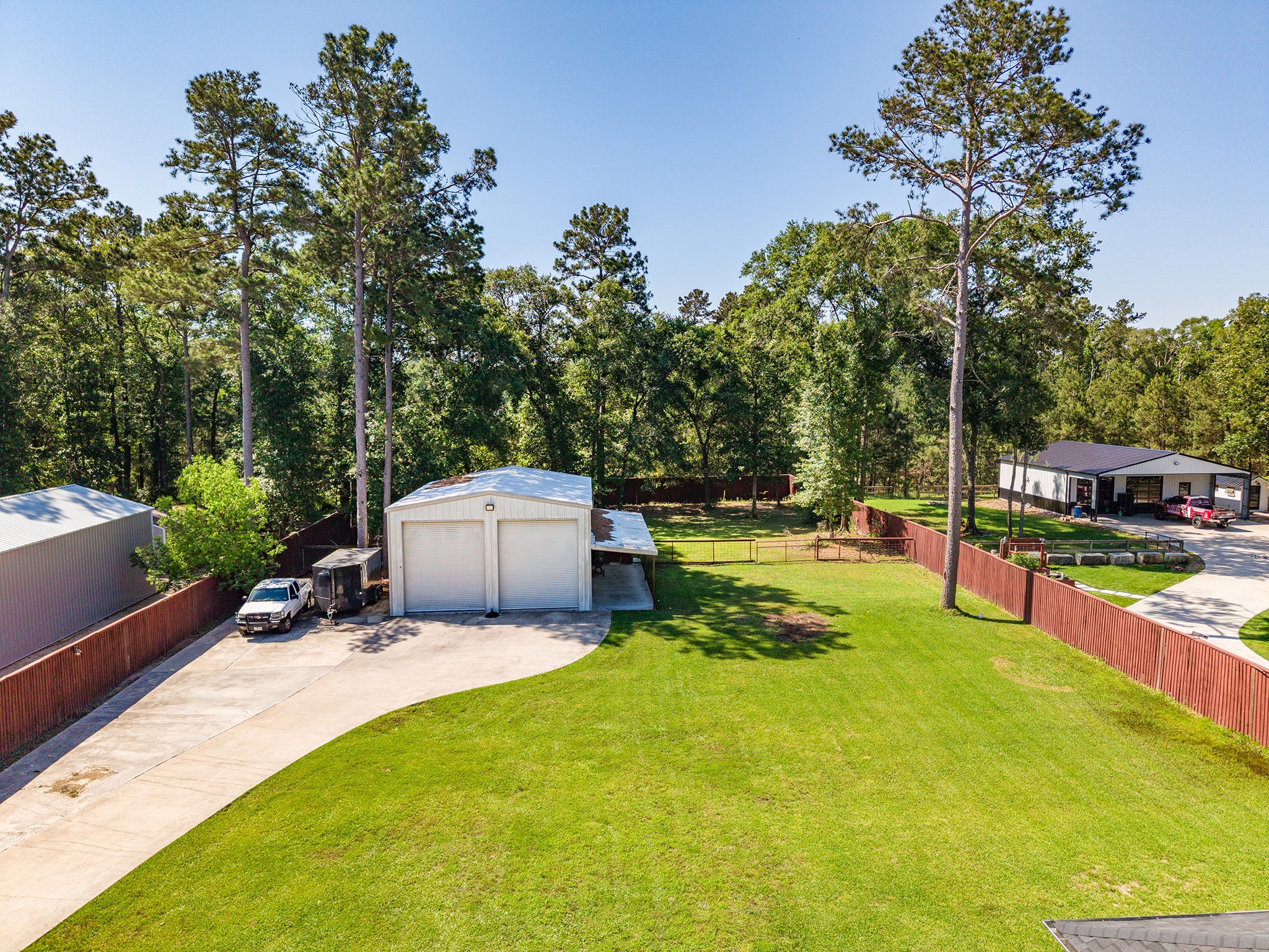 27600 Rio Blanco Drive Splendora, TX 77372 - Photo 43 of 49 a view of a swimming pool with a patio