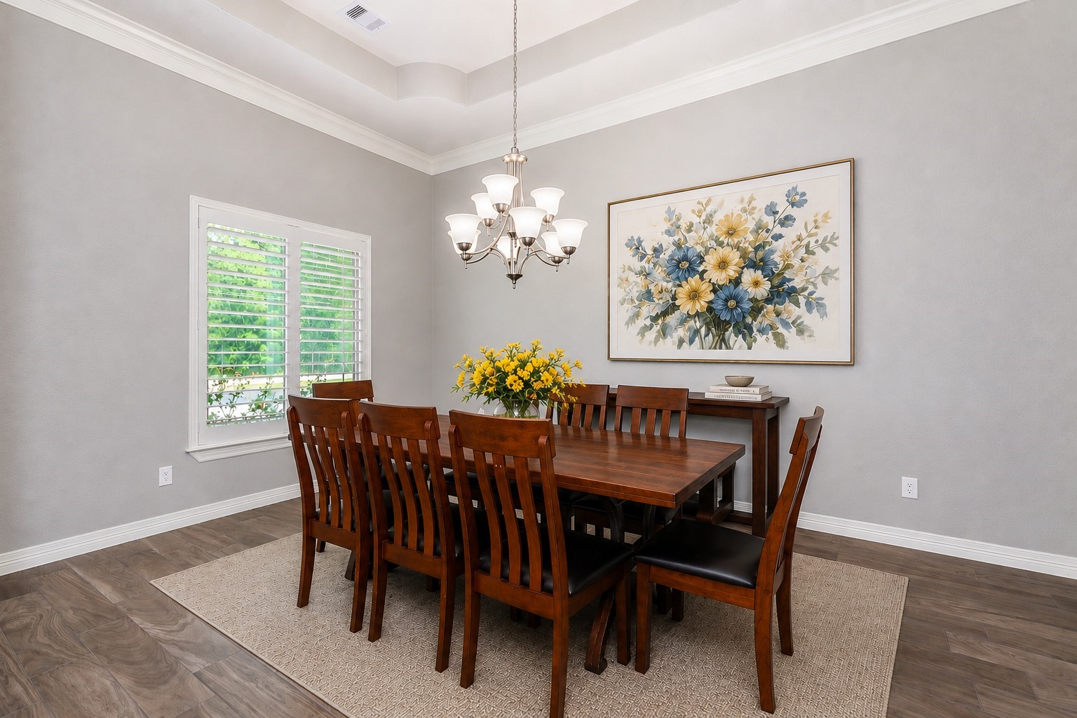 27600 Rio Blanco Drive Splendora, TX 77372 - Photo 8 of 49 a view of a dining room with furniture window and wooden floor