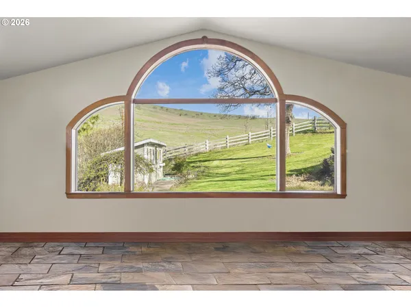 a view of an next to a window