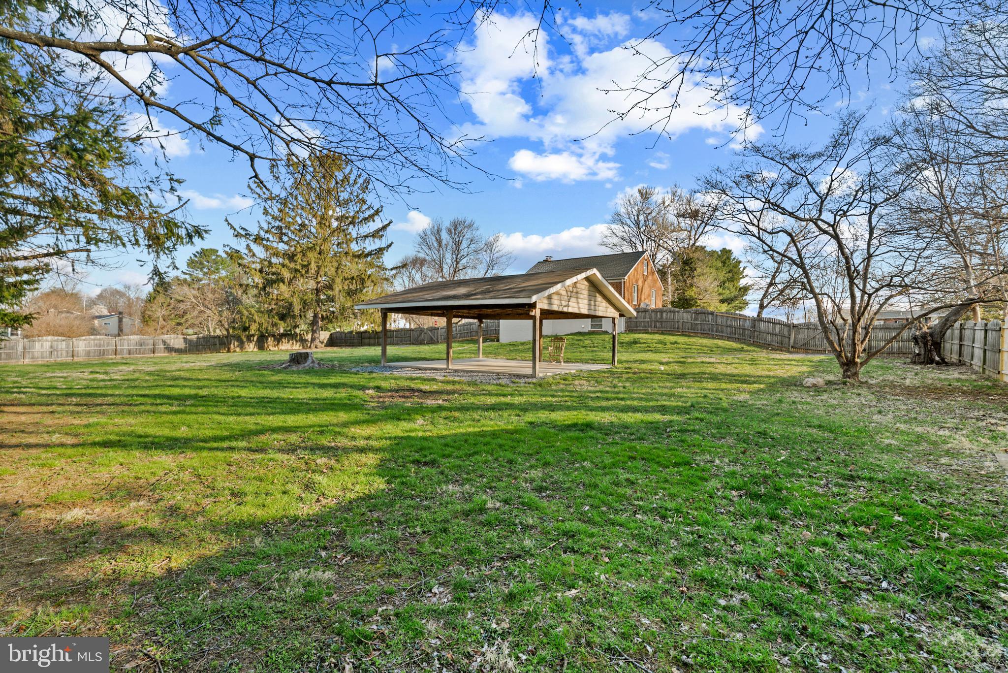 4400 Bartholow Road Sykesville, MD 21784 - Photo 3 of 45 huge fenced yard with pavilion & electirc