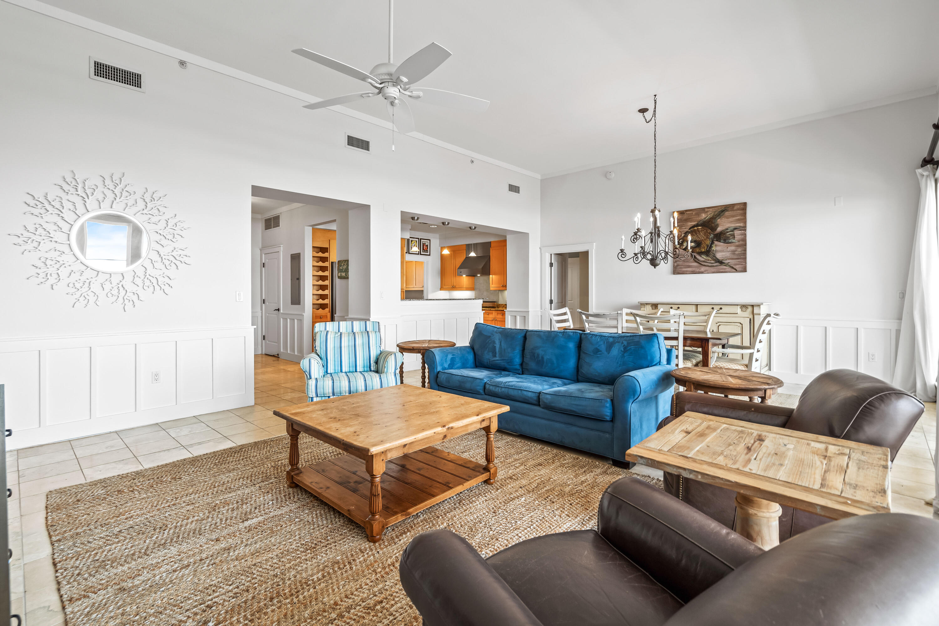 337 Bridge Lane, Unit 421B Watersound, FL 32461 - Photo 19 of 55 a living room with furniture and a wooden floor