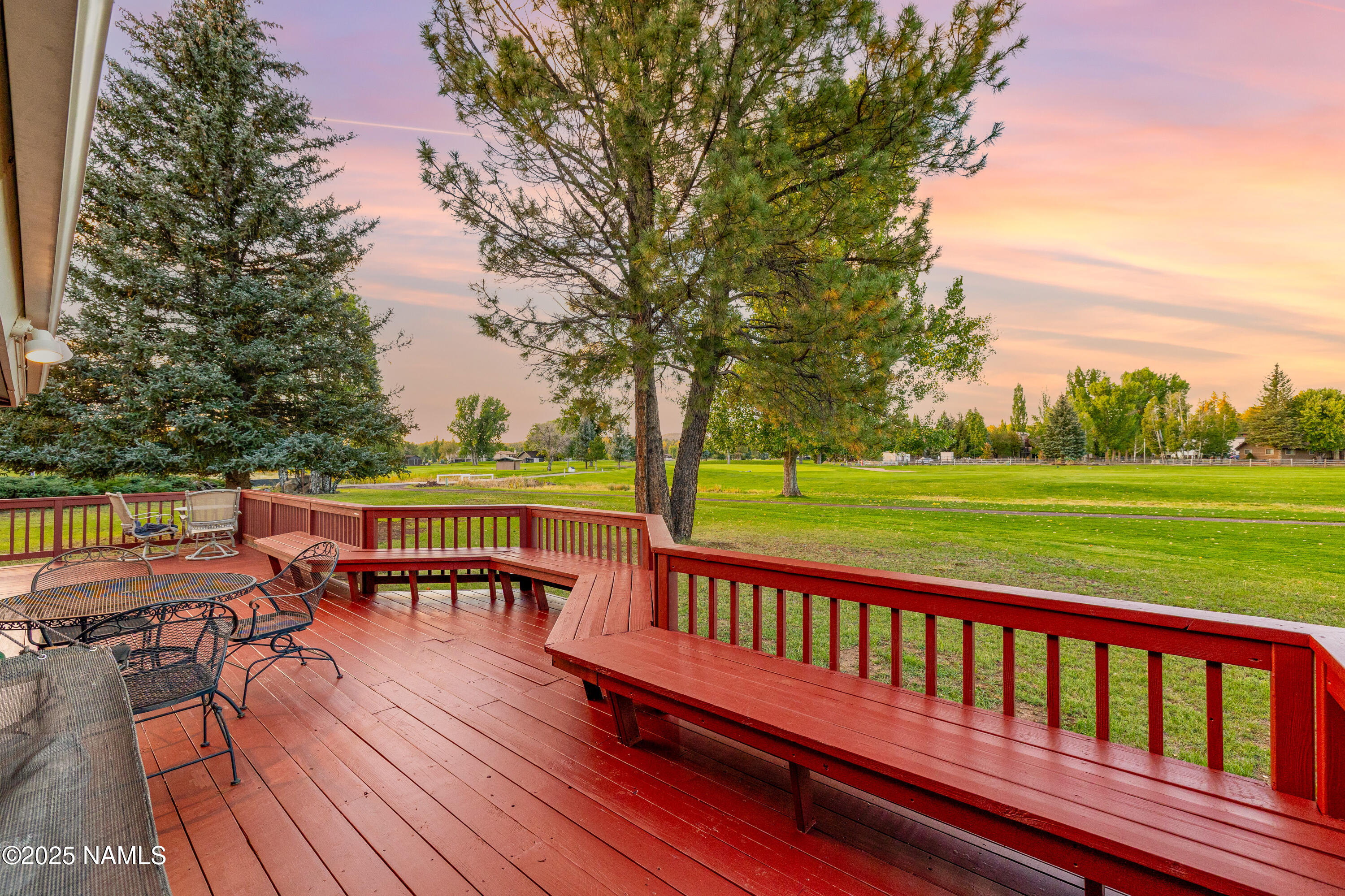 420 East Navajo Road Munds Park, AZ 86017 - Photo 2 of 55 Views of 14 green from the back deck