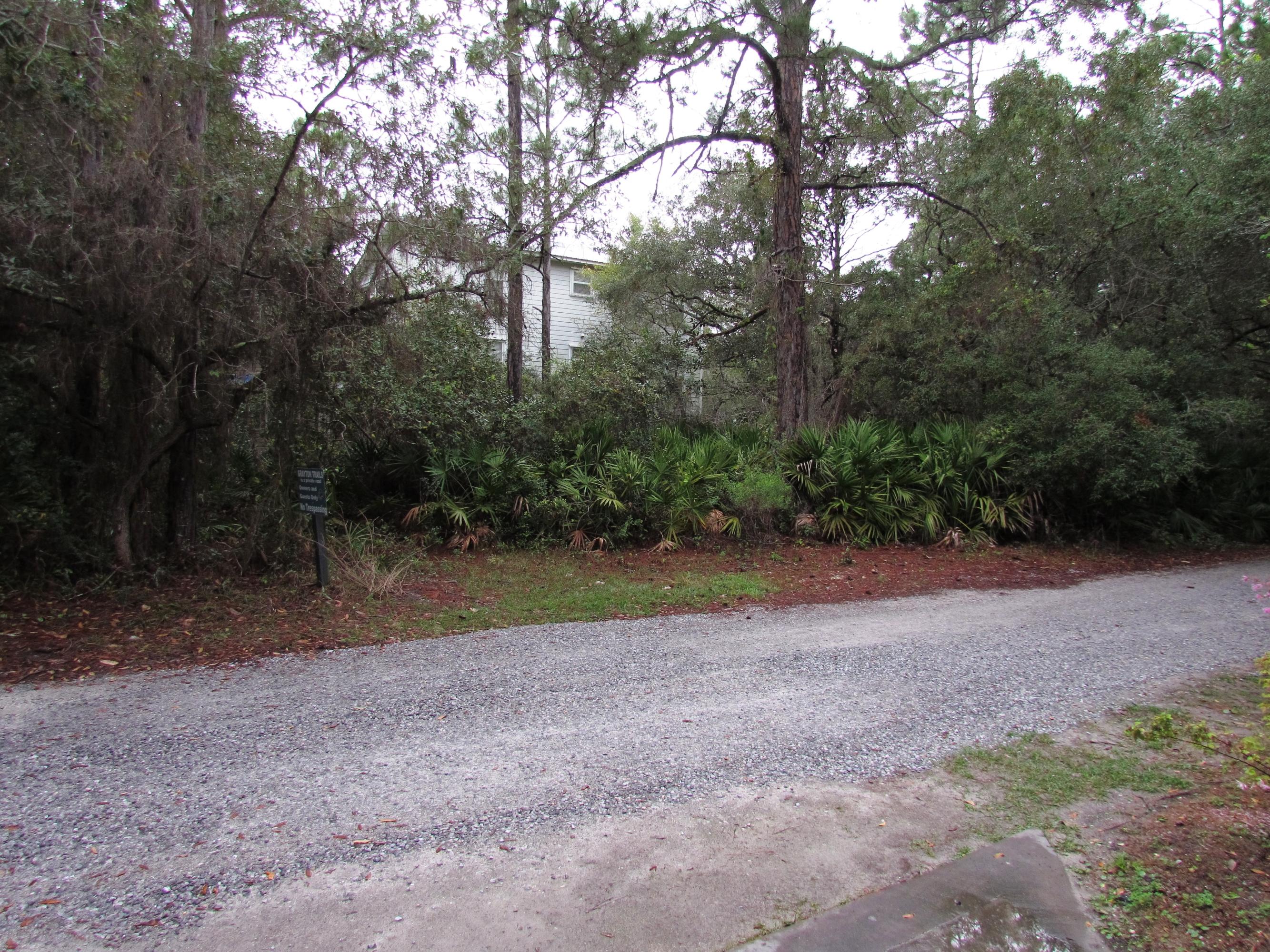 Xxx Grayton Trail Road Santa Rosa Beach, FL 32459 - Photo 5 of 5 a view of dirt field with trees in the background