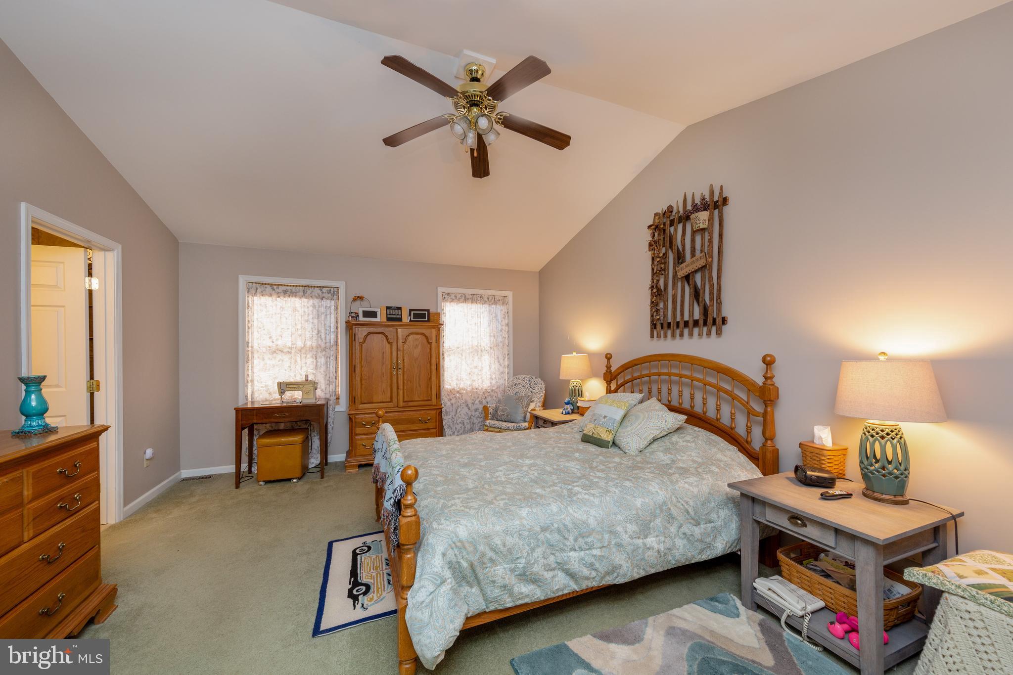 198 Clubhouse Road Delta, PA 17314 - Photo 26 of 37 MASTER BEDROOM WITH CATHEDRAL CEILING
