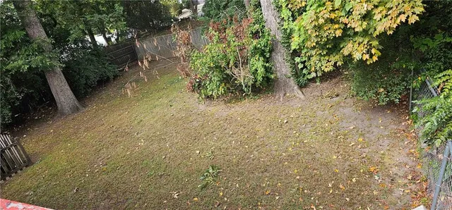 a view of outdoor space and yard