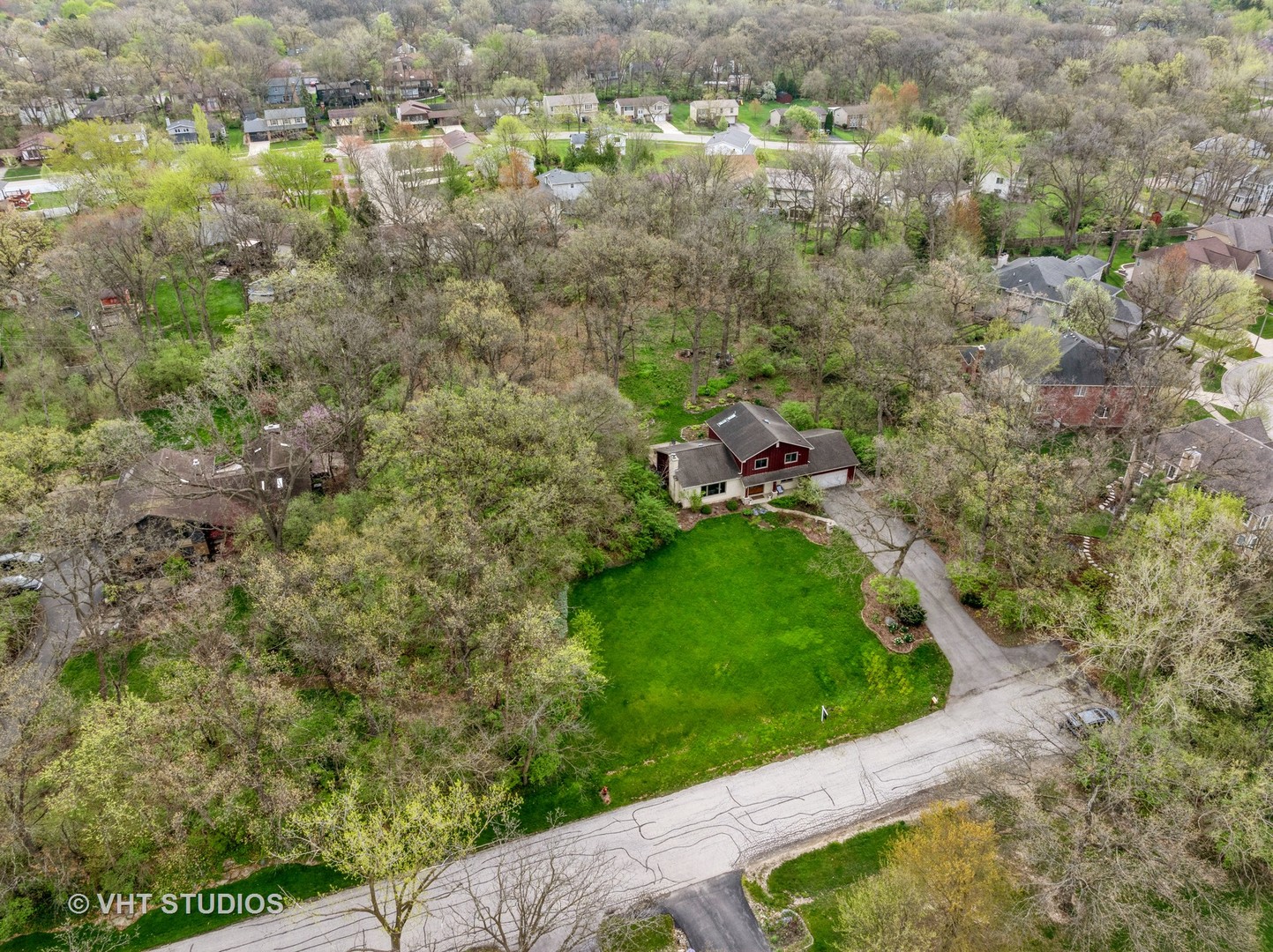 8521 Una Avenue Naperville, IL 60565 - Photo 35 of 41 a view of a lake with large trees