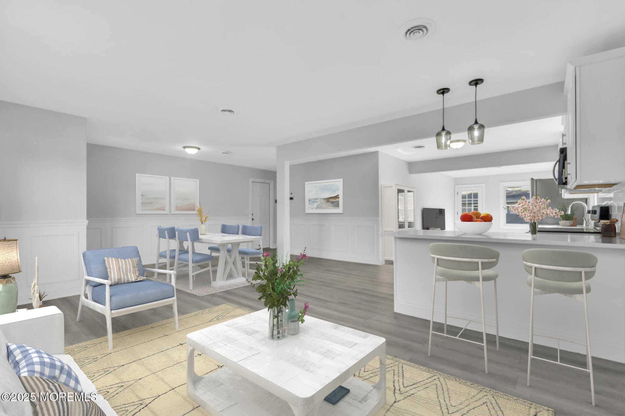 29 Carlisle Road Toms River, NJ 08757 - Photo 7 of 23 a kitchen with a dining table chairs and white cabinets
