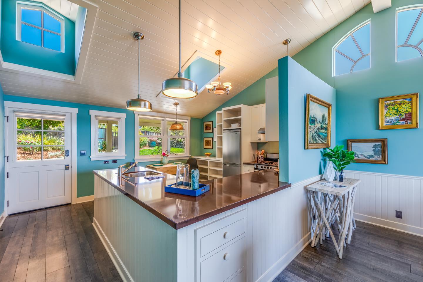24 Cresta Way La Selva Beach, CA 95076 - Photo 12 of 23 a kitchen with a sink cabinets and wooden floor