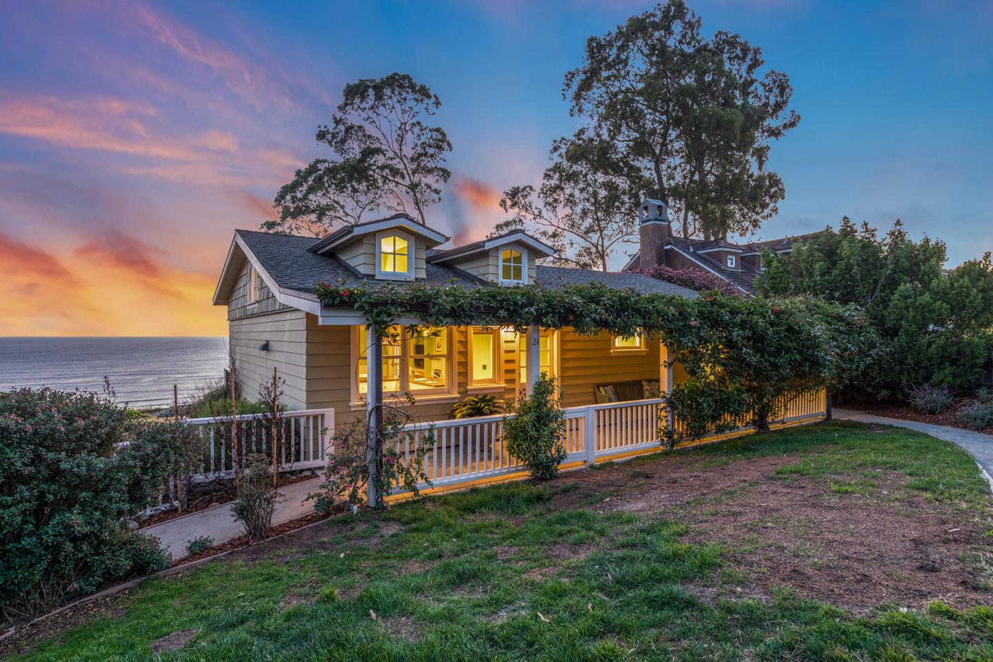 24 Cresta Way La Selva Beach, CA 95076 - Photo 21 of 23 a view of a house with a backyard and porch