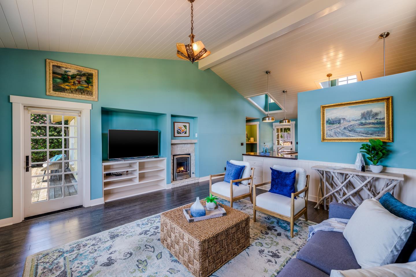 24 Cresta Way La Selva Beach, CA 95076 - Photo 10 of 23 a living room with furniture a flat screen tv and a large window