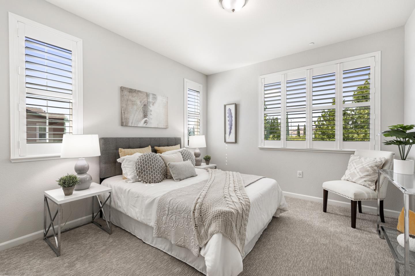 6063 Raleigh Road San Jose, CA 95123 - Photo 20 of 44 a bedroom with a bed and a couch