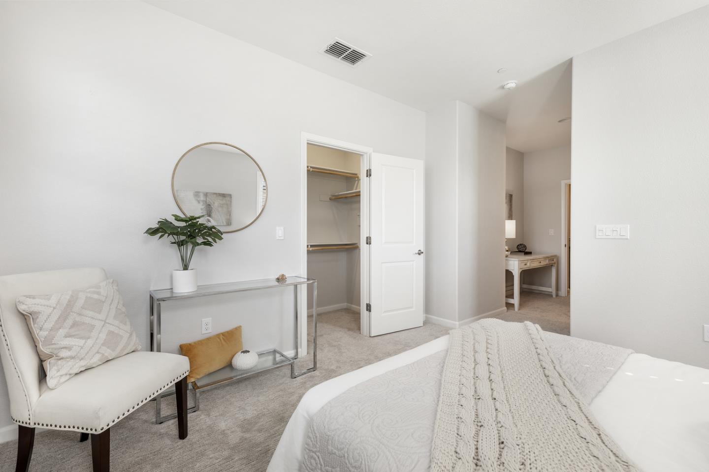 6063 Raleigh Road San Jose, CA 95123 - Photo 22 of 44 a bedroom with bed and a couch