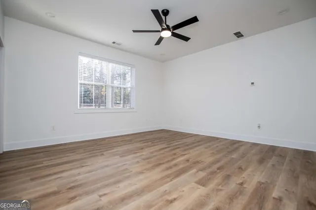 wooden floor in an empty room