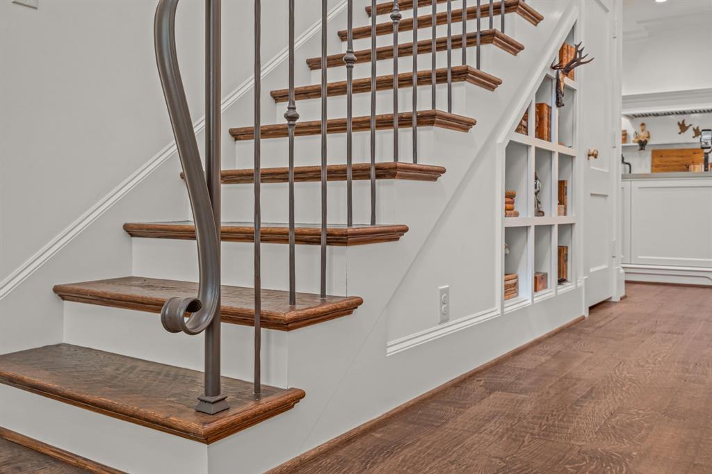 877 Private Road 7893 Mineola, TX 75773 - Photo 11 of 40 a view of staircase with white walls and a window