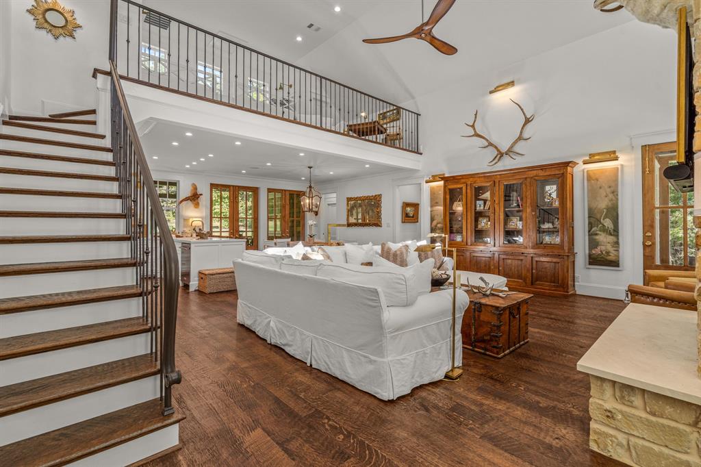 877 Private Road 7893 Mineola, TX 75773 - Photo 8 of 40 a living room with furniture wooden floor and ceiling fan