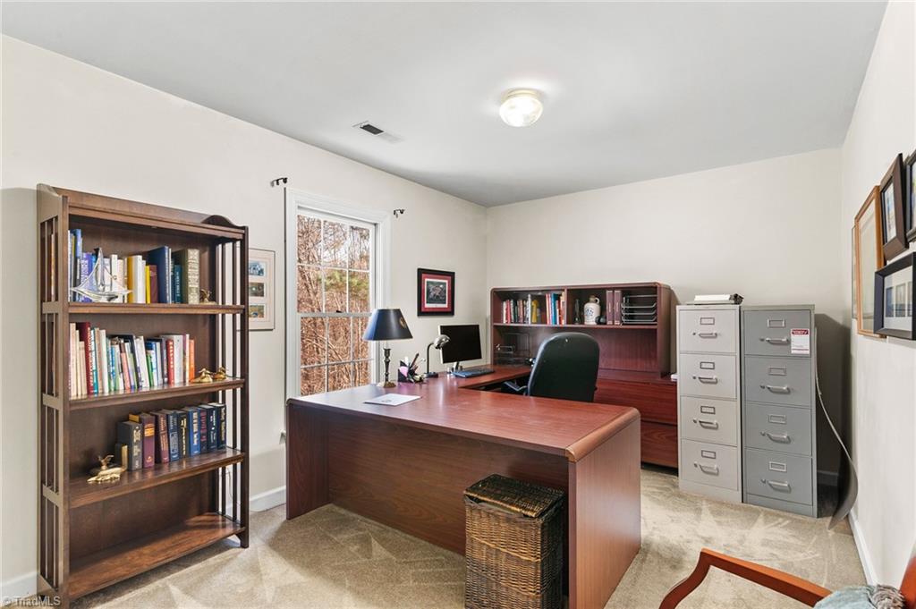 2505 Burch Point High Point, NC 27265 - Photo 22 of 39 3rd bedroom is currently being utilized as an upstairs office space!
