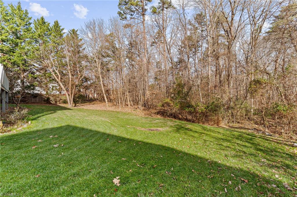 2505 Burch Point High Point, NC 27265 - Photo 29 of 39 Wooded privacy, land behind the home is owned by the City of High Point, part of Oak Hollow Lake. No neighbors behind you ~ Privacy within a neighborhood!