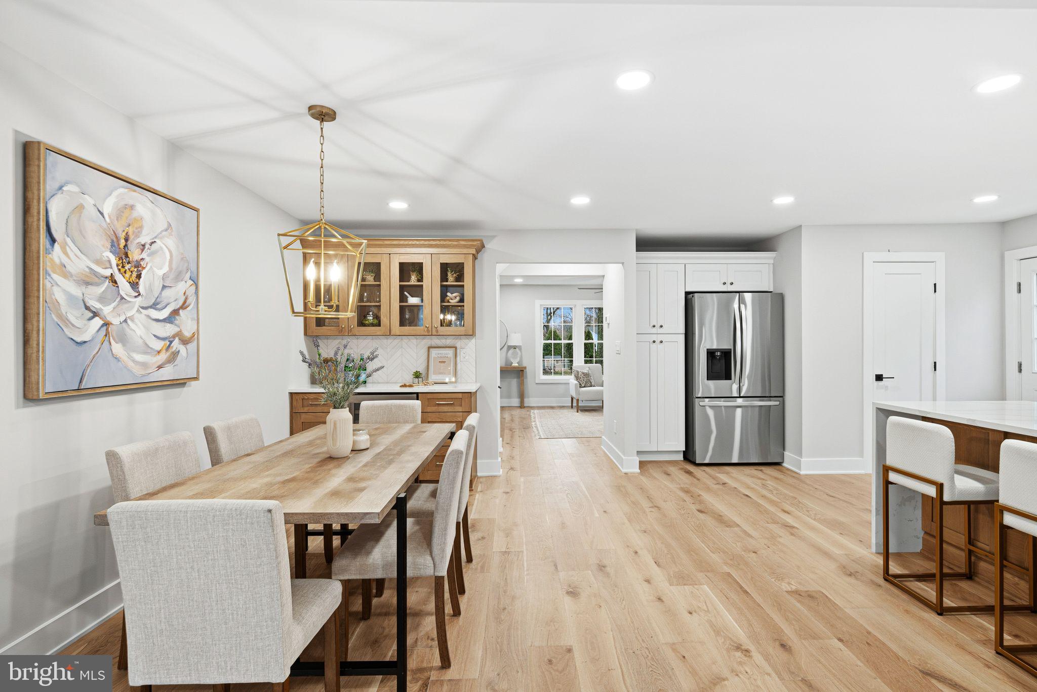 428 Mansfield Avenue Haddonfield, NJ 08033 - Photo 12 of 37 a view of a dining room with furniture window and wooden floor