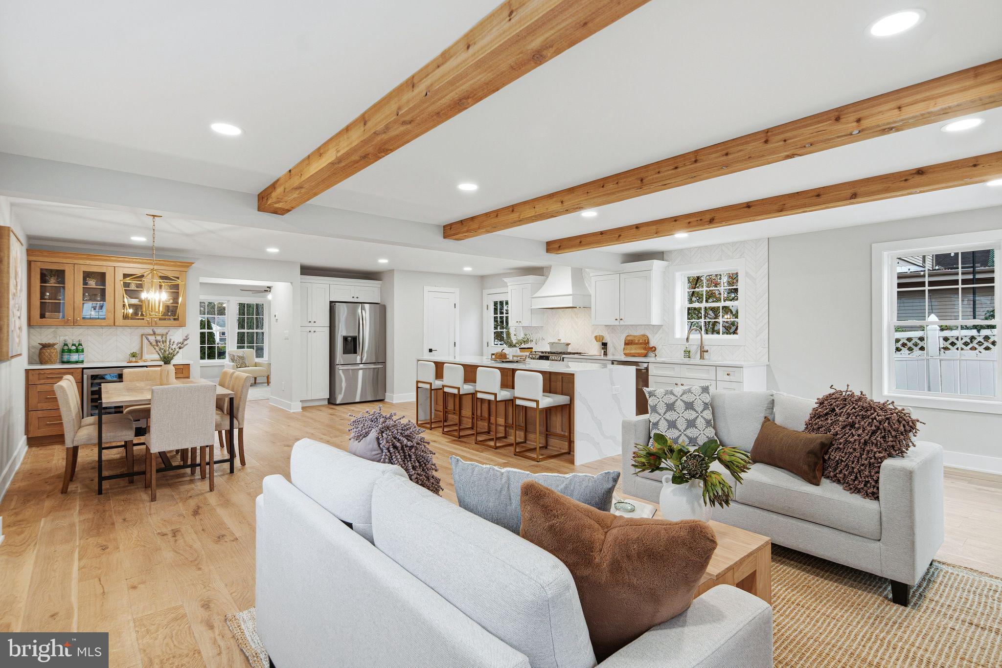428 Mansfield Avenue Haddonfield, NJ 08033 - Photo 13 of 37 a living room with furniture and wooden floor