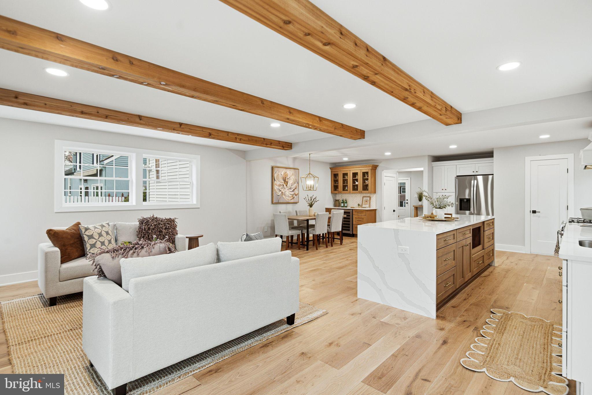 428 Mansfield Avenue Haddonfield, NJ 08033 - Photo 14 of 37 a living room with furniture and wooden floor