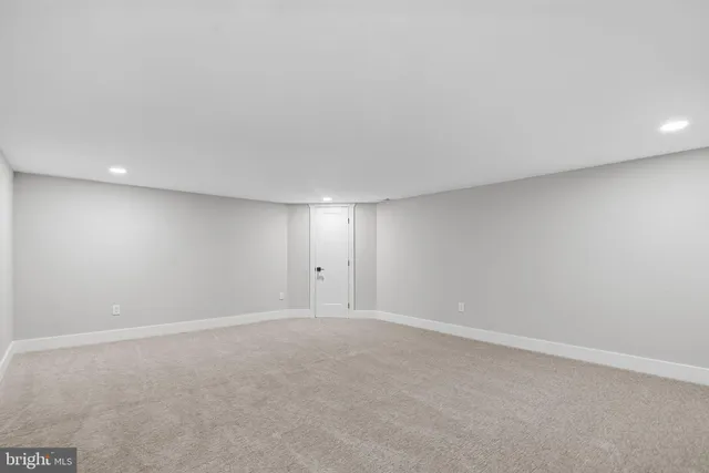 a view of an empty room