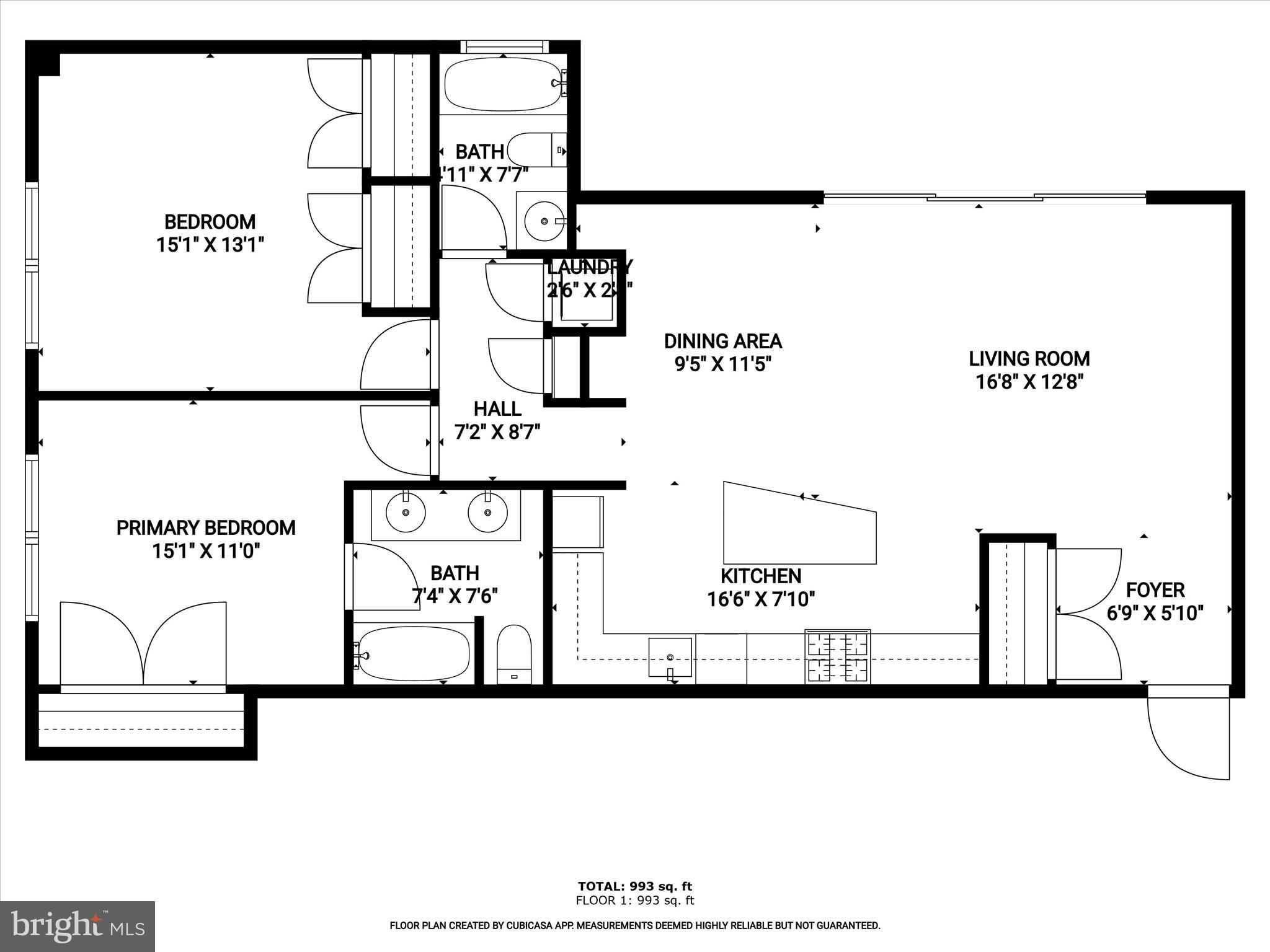 1004 Primrose Road, Unit 202 Annapolis, MD 21403 - Photo 39 of 39 Floor plan