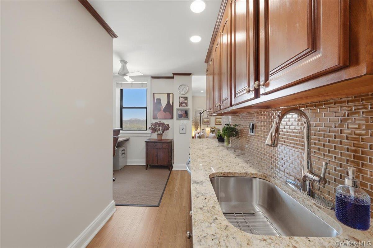 4784 Boston Post Road, Unit B45 Pelham, NY 10803 - Photo 6 of 31 granite counter tops with beautiful tiled back splash