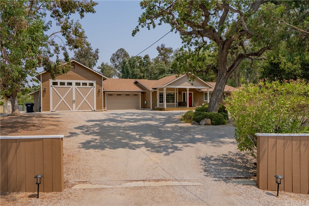 8005 San Rafael Road Atascadero, CA 93422 - Photo 1 of 1 This property features a main home with 2 primary suites, 2 additional guest bedrooms, 3 bathrooms, dream kitchen and attached workshop. Behind the main home is a finished secondary structure with ~ 880 SF.