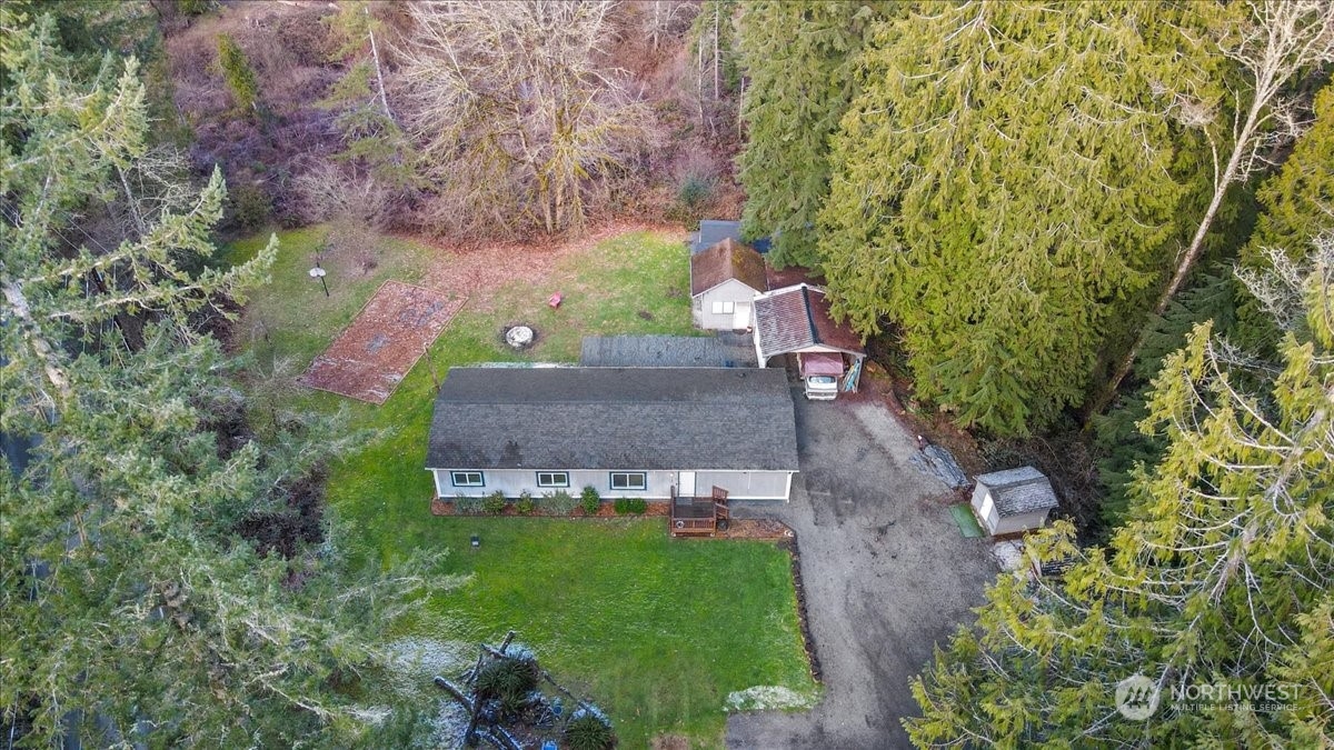 815 Carlson Road Snohomish, WA 98290 - Photo 3 of 21 an aerial view of a house with a yard