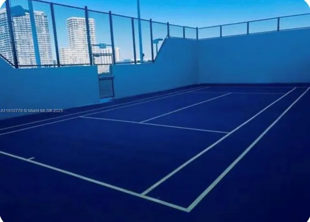 a room with chairs and table