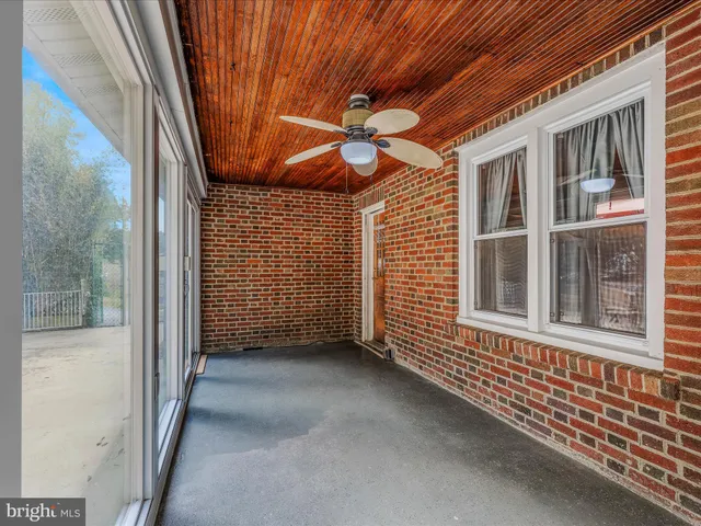 a view of porch with a porch